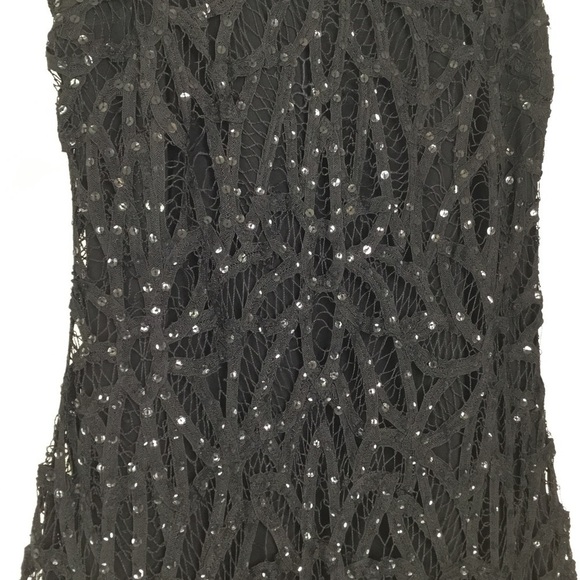 Basix II Sequin Asymmetrical Dress - Picture 4 of 7